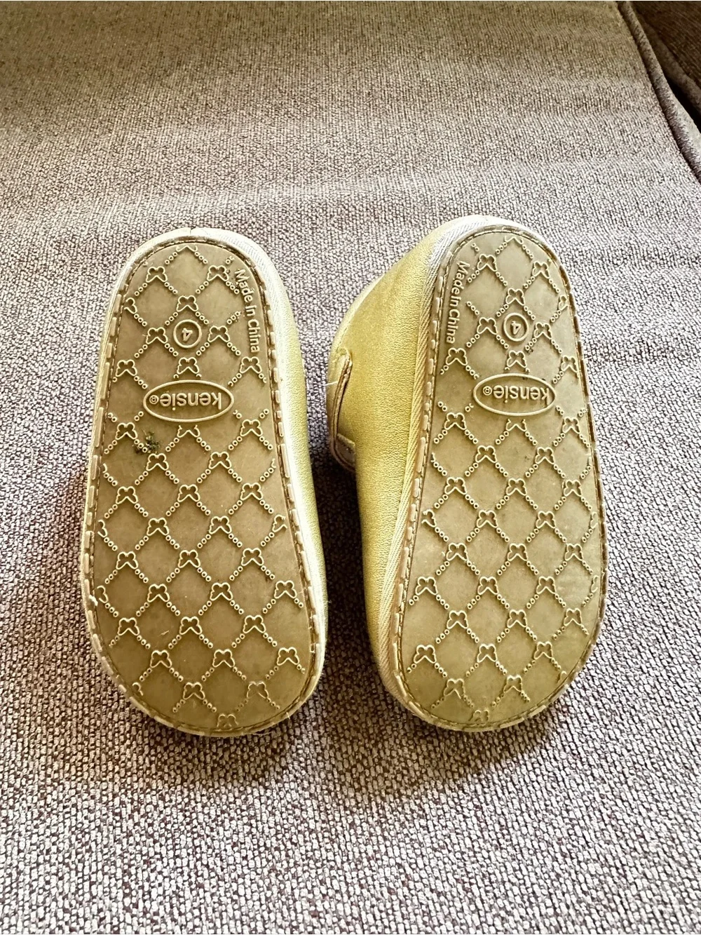 Toddler Girls' size 4 Gold Mary Jane Shoes